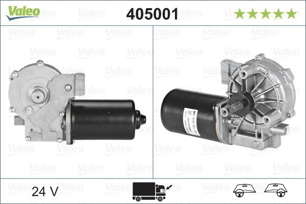 Valeo 405001 - Wiper Motor autospares.lv