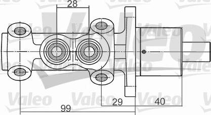 Valeo 402182 - Brake Master Cylinder autospares.lv