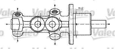 Valeo 402232 - Brake Master Cylinder autospares.lv