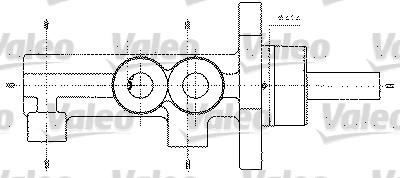 Valeo 402272 - Brake Master Cylinder autospares.lv