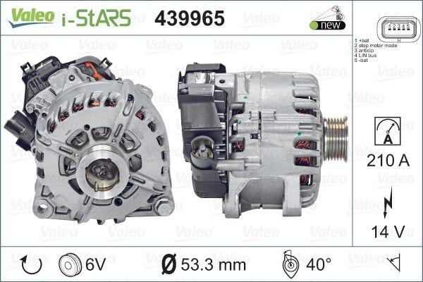 Valeo 439965 - Alternator, starter autospares.lv