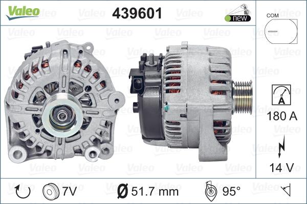 Valeo 439601 - Alternator autospares.lv