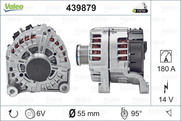 Valeo 439879 - Alternator autospares.lv