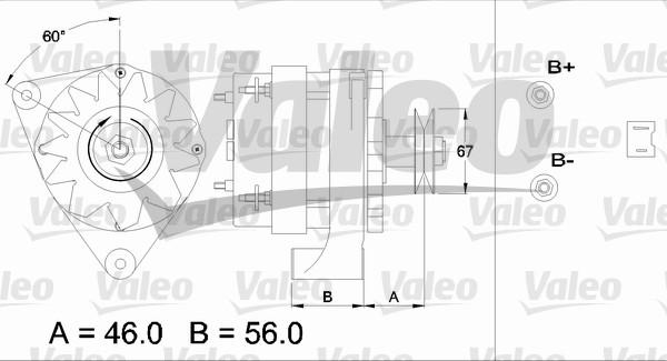 Valeo 436456 - Alternator autospares.lv