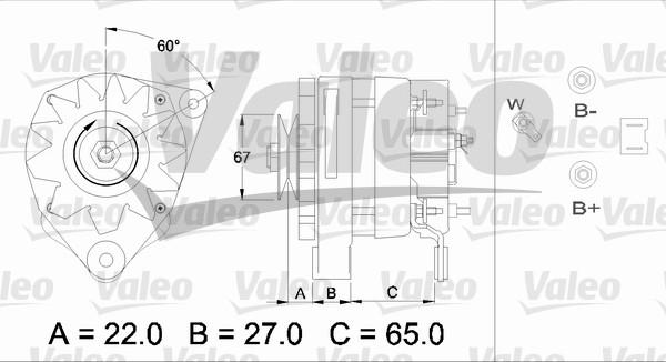 Valeo 436464 - Alternator autospares.lv