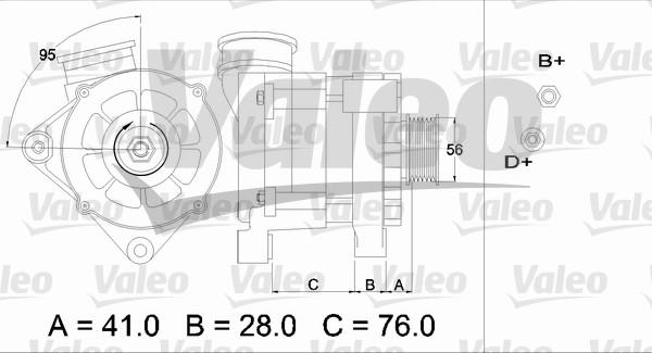 Valeo 436410 - Alternator autospares.lv