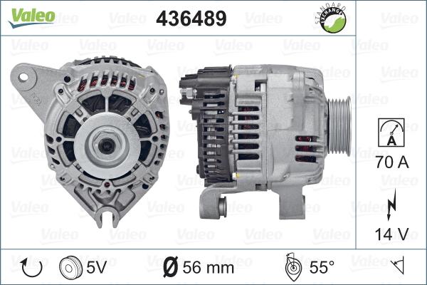 Valeo 436489 - Alternator autospares.lv