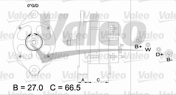 Valeo 436434 - Alternator autospares.lv