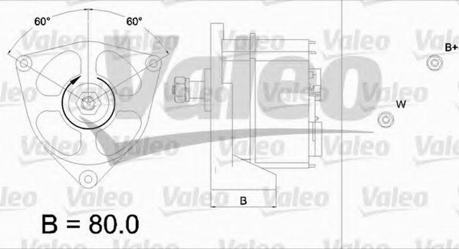 Valeo 436426 - Alternator autospares.lv