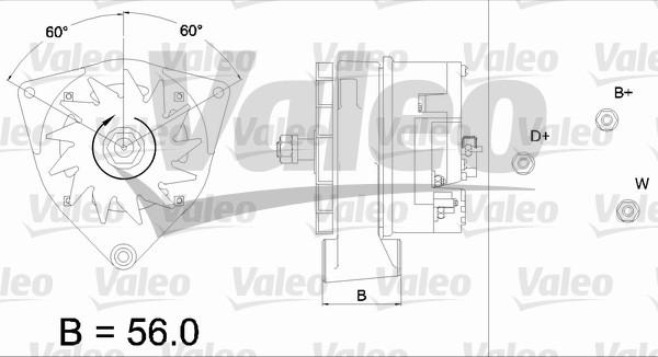 Valeo 436420 - Alternator autospares.lv