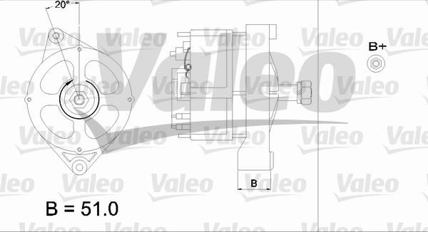 Valeo 436567 - Alternator autospares.lv