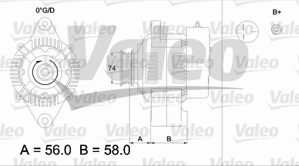 Valeo 436519 - Alternator autospares.lv