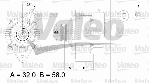 Valeo 436516 - Alternator autospares.lv