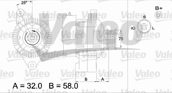 Valeo 436517 - Alternator autospares.lv