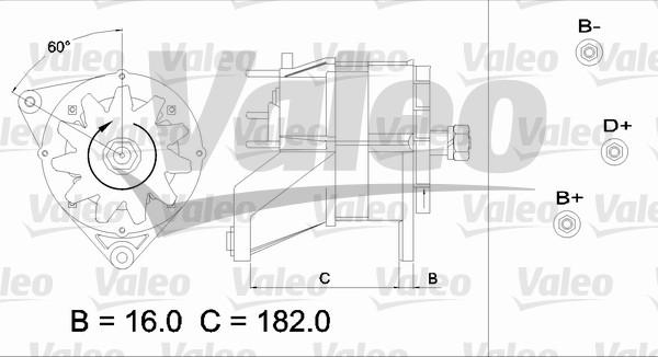 Valeo 436583 - Alternator autospares.lv