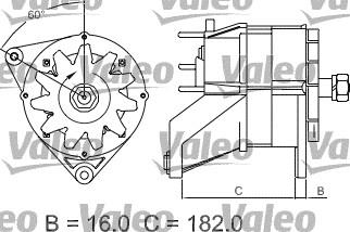 Valeo 436583 - Alternator autospares.lv