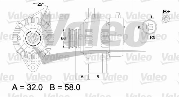 Valeo 436537 - Alternator autospares.lv