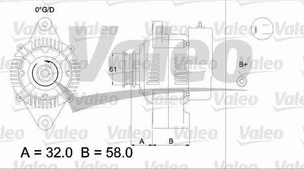Valeo 436521 - Alternator autospares.lv