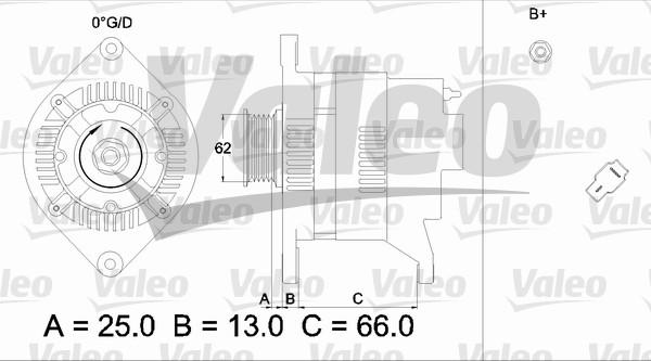 Valeo 436528 - Alternator autospares.lv