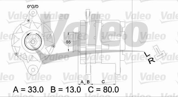 Valeo 436523 - Alternator autospares.lv