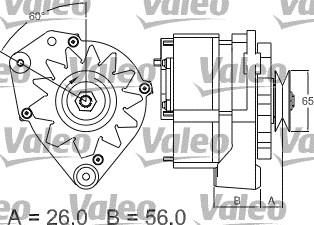 Valeo 436576 - Alternator autospares.lv