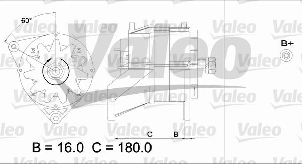 Valeo 436570 - Alternator autospares.lv