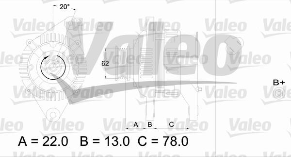 Valeo 436609 - Alternator autospares.lv