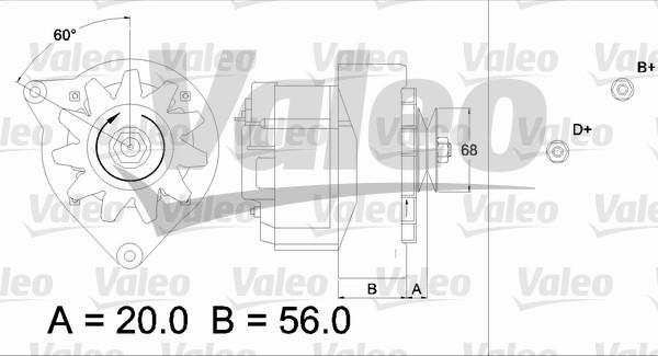 Valeo 436629 - Alternator autospares.lv