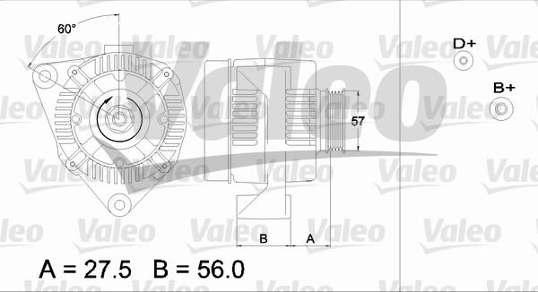 Valeo 436678 - Alternator autospares.lv