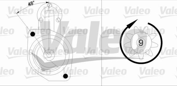 Valeo 436046 - Starter autospares.lv