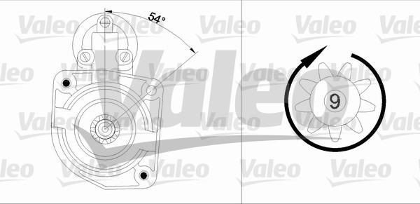 Valeo 436047 - Starter autospares.lv