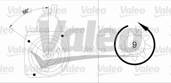 Valeo 436057 - Starter autospares.lv