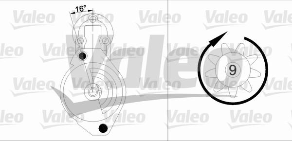 Valeo 436006 - Starter autospares.lv