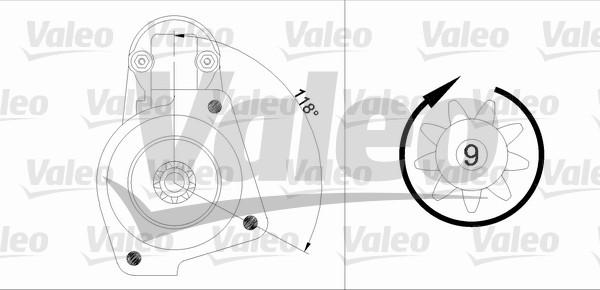 Valeo 436016 - Starter autospares.lv