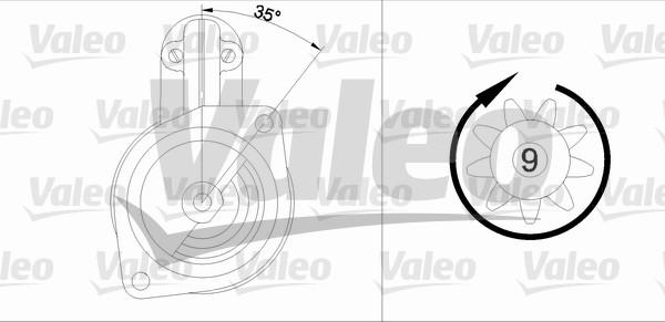 Valeo 436010 - Starter autospares.lv