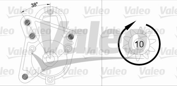 Valeo 436081 - Starter autospares.lv