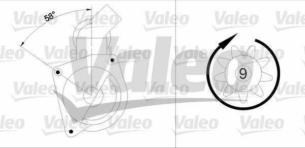 Valeo 436031 - Starter autospares.lv