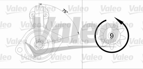 Valeo 436024 - Starter autospares.lv