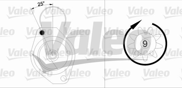 Valeo 436023 - Starter autospares.lv