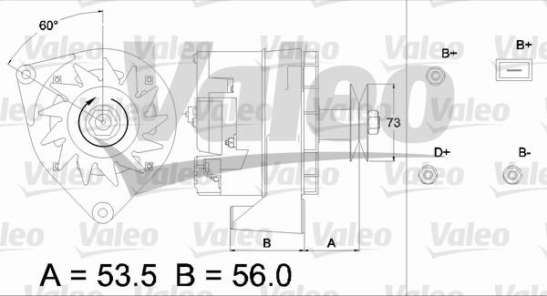 Valeo 436199 - Alternator autospares.lv