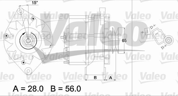 Valeo 436148 - Alternator autospares.lv