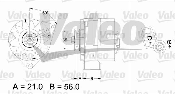 Valeo 436153 - Alternator autospares.lv
