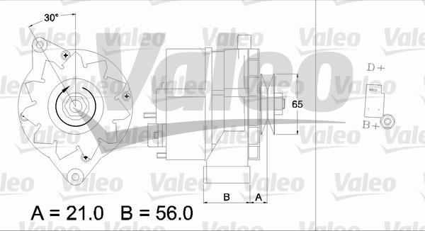Valeo 436157 - Alternator autospares.lv