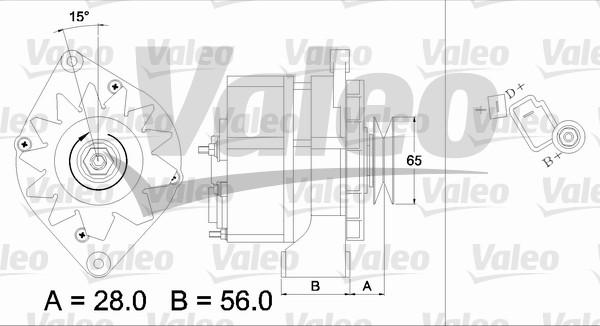 Valeo 436160 - Alternator autospares.lv