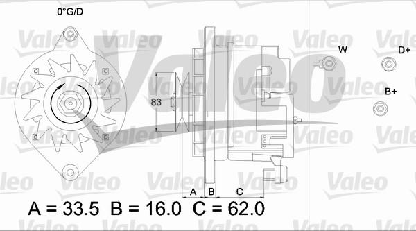 Valeo 436105 - Alternator autospares.lv