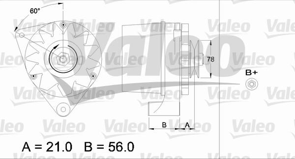 Valeo 436137 - Alternator autospares.lv