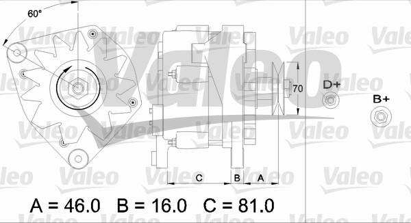 Valeo 436398 - Alternator autospares.lv