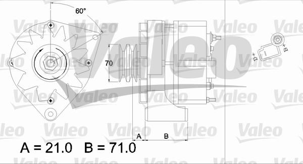 Valeo 436306 - Alternator autospares.lv