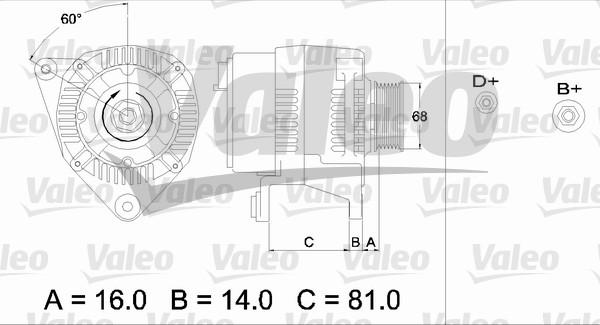 Valeo 436389 - Alternator autospares.lv