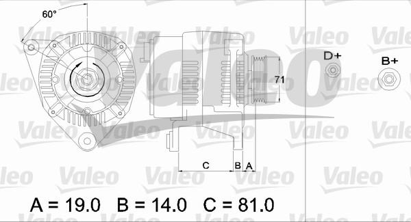 Valeo 436386 - Alternator autospares.lv